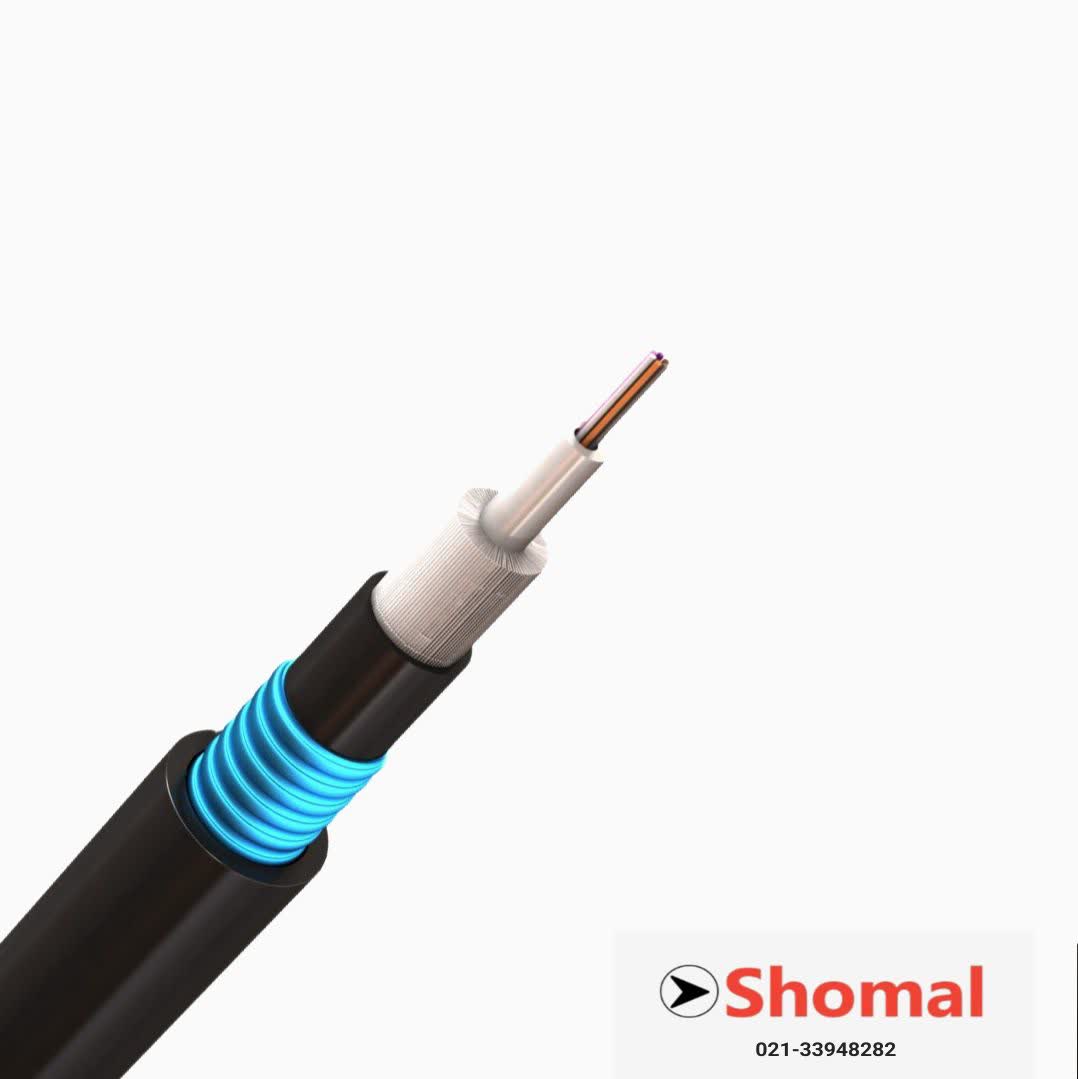 کابل فیبر نوری 12*1 کر خاکی سانترال تیوپ SM - خرید از کالای برق شمال