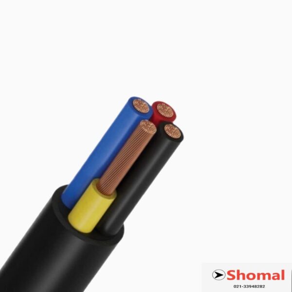 کابل افشان 4 رشته - کابل افشان سطح مقطع 16*4 NYMHY برند سیمکان - سیگما