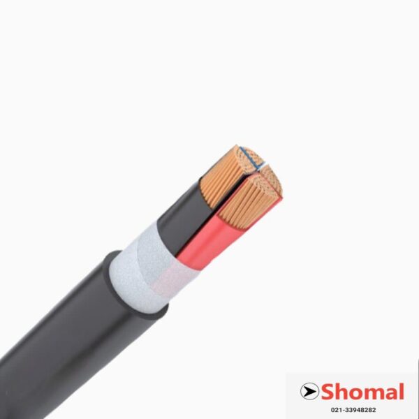 کابل مفتول 3 کابل مفتول 3 رشته - کابل مفتولی سطح مقطع 50+95*3 (NYY) برند سیمکان - سیگما