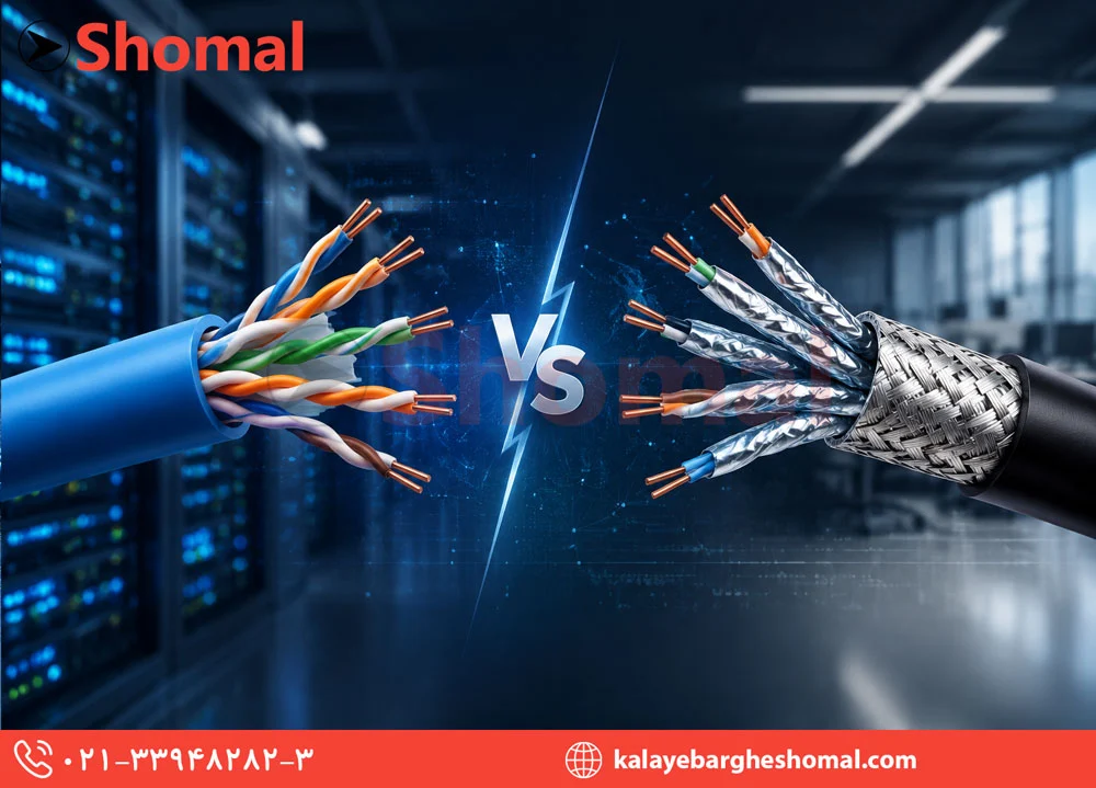 تفاوت کابل شبکه UTP و SFTP