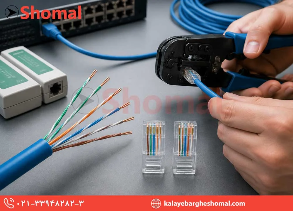 استاندارد رنگ بندی کابل شبکه