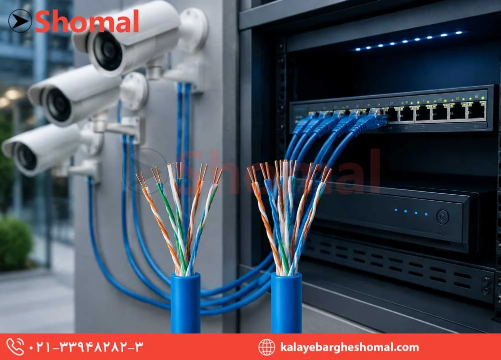 بهترین کابل شبکه برای دوربین مداربسته