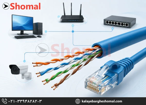 کابل زوج به هم تابیده (Twisted Pair)